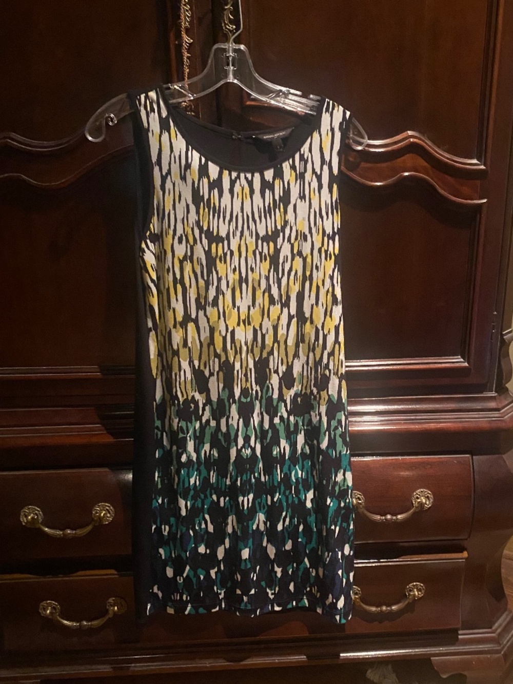 Versatile dress….fabulous material!